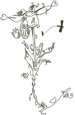 tatouage fleur muguet