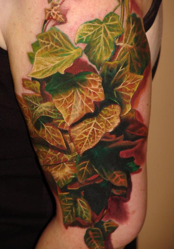 tatouage fleur realiste