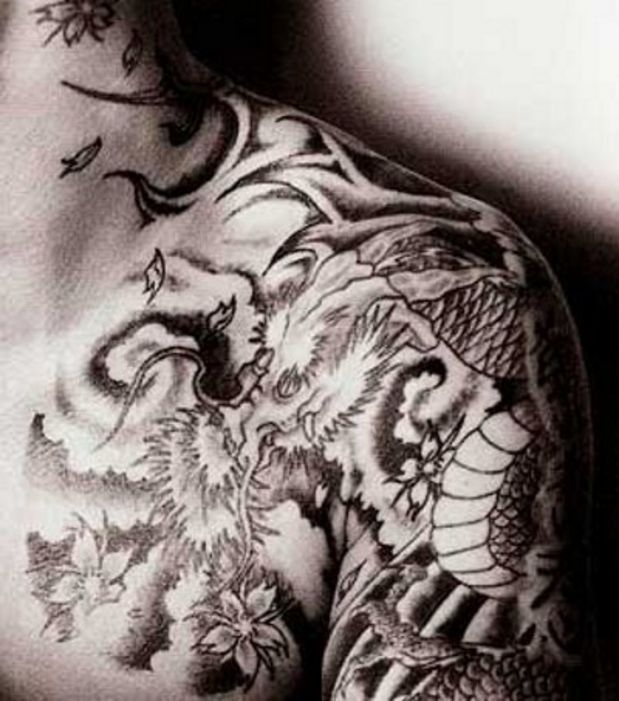 tatouage fresque ange