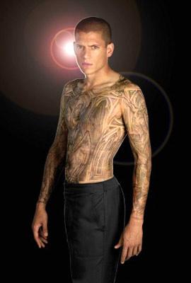tatouage fresque ange