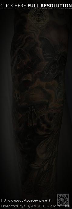 tatouage gothique bras