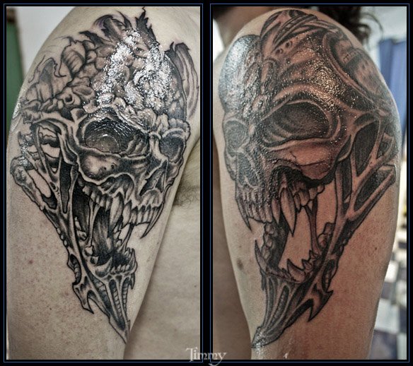 tatouage gothique et gore