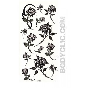 Tatouage gothique rose