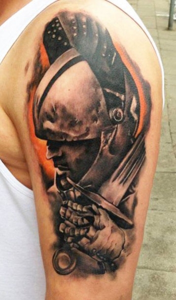 tatouage guerrier celtique