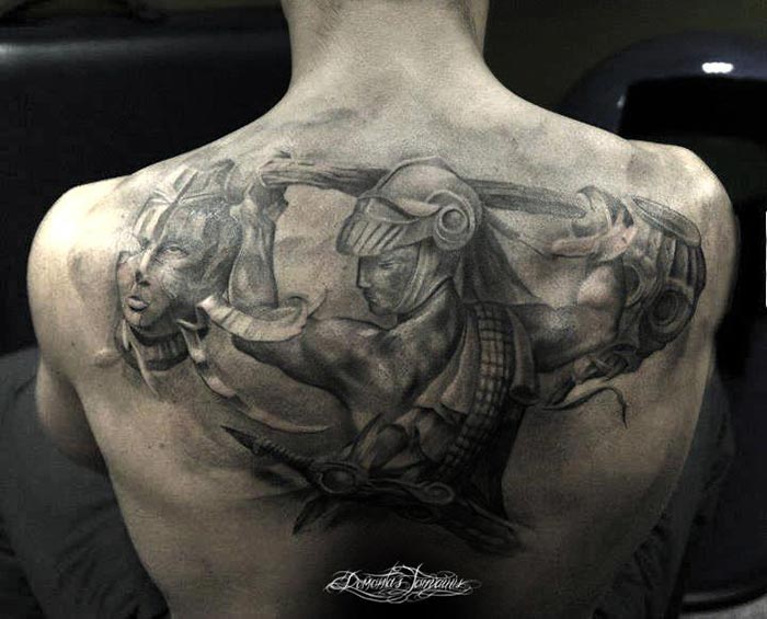 tatouage guerrier celtique
