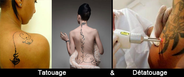 Tatouage haut du dos péridurale