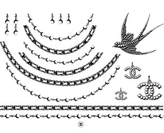 tatouage hirondelle chanel