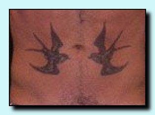 tatouage hirondelle robbie william