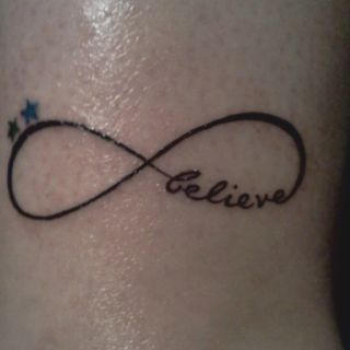 tatouage infini believe