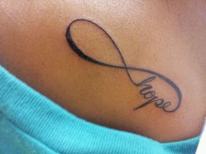 tatouage infini espoir
