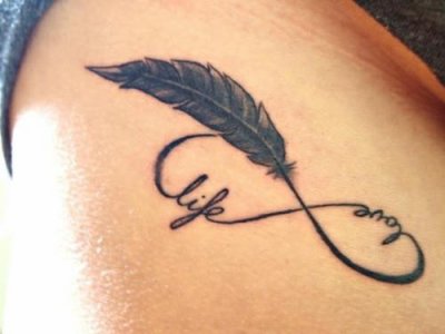 tatouage infini espoir