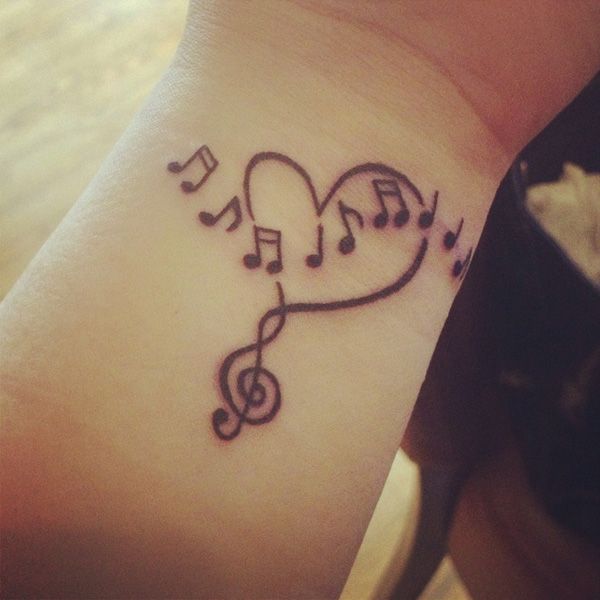 tatouage infini musique
