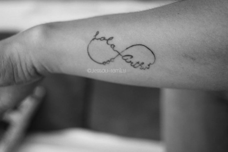 tatouage infini papa maman