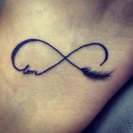 tatouage infini poignet