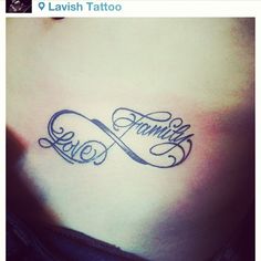 tatouage infinity family