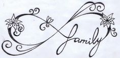 tatouage infinity family