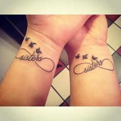 tatouage infinity sister