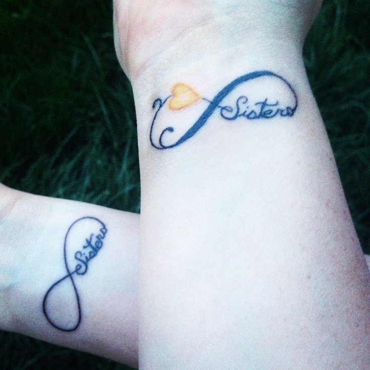 tatouage infinity sister