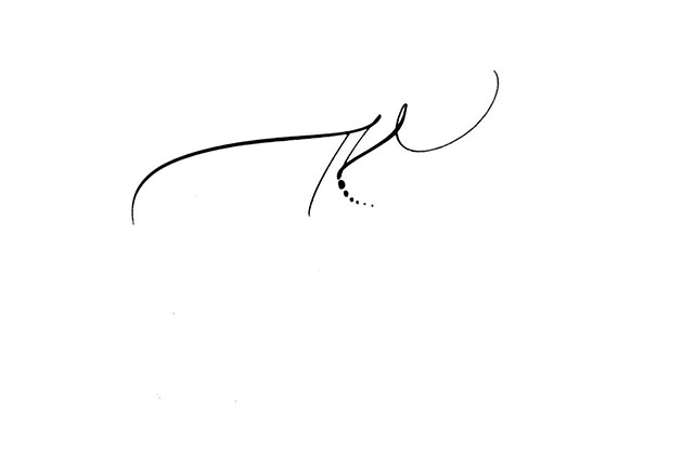 tatouage initiale arabe