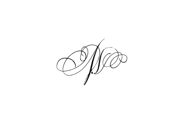 tatouage initiale ecriture