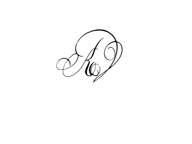 tatouage initiale ecriture