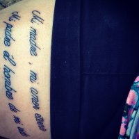 tatouage initiale parent