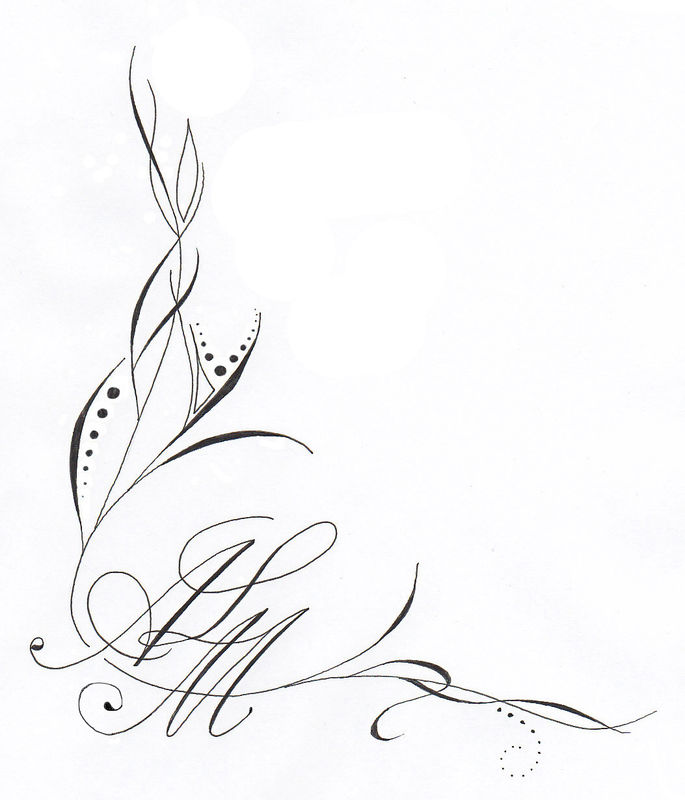 tatouage initiale rm