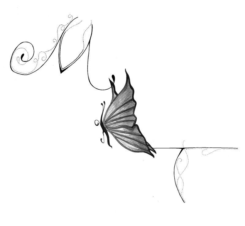 tatouage initiale rm