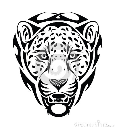 tatouage jaguar tribal