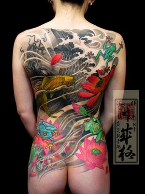 tatouage japonais animaux