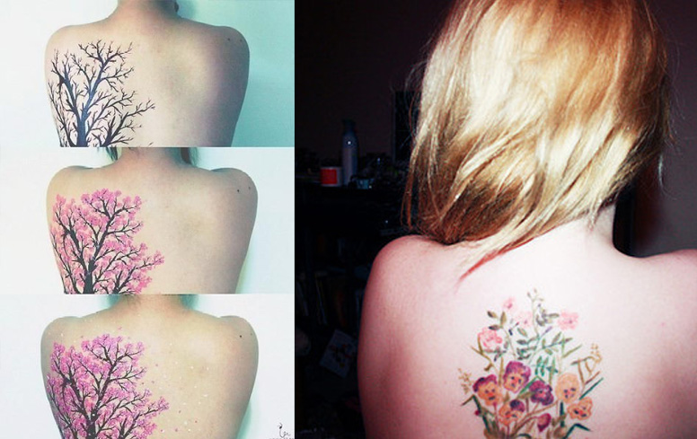 tatouage japonais arbre