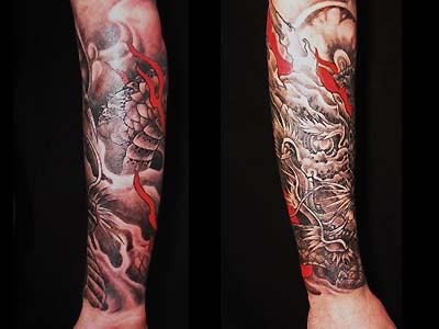 tatouage japonais avant bras homme