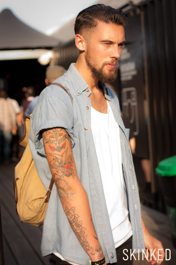 tatouage japonais biceps