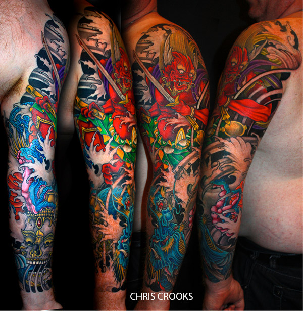 Tatouage japonais couleur