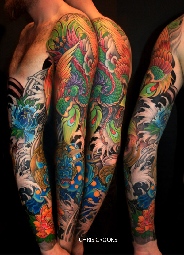 tatouage japonais couleur