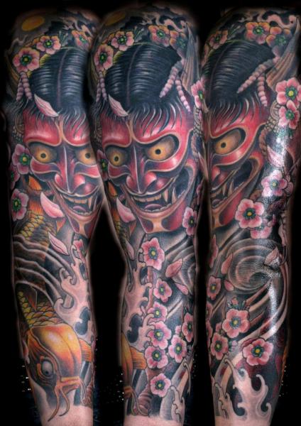 tatouage japonais démon