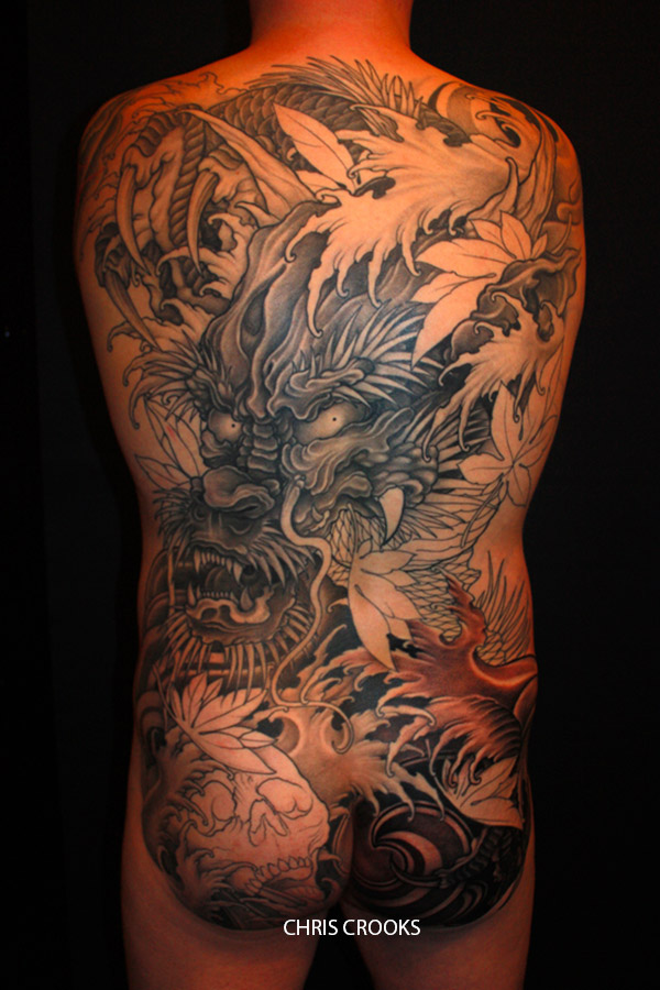 tatouage japonais dragon