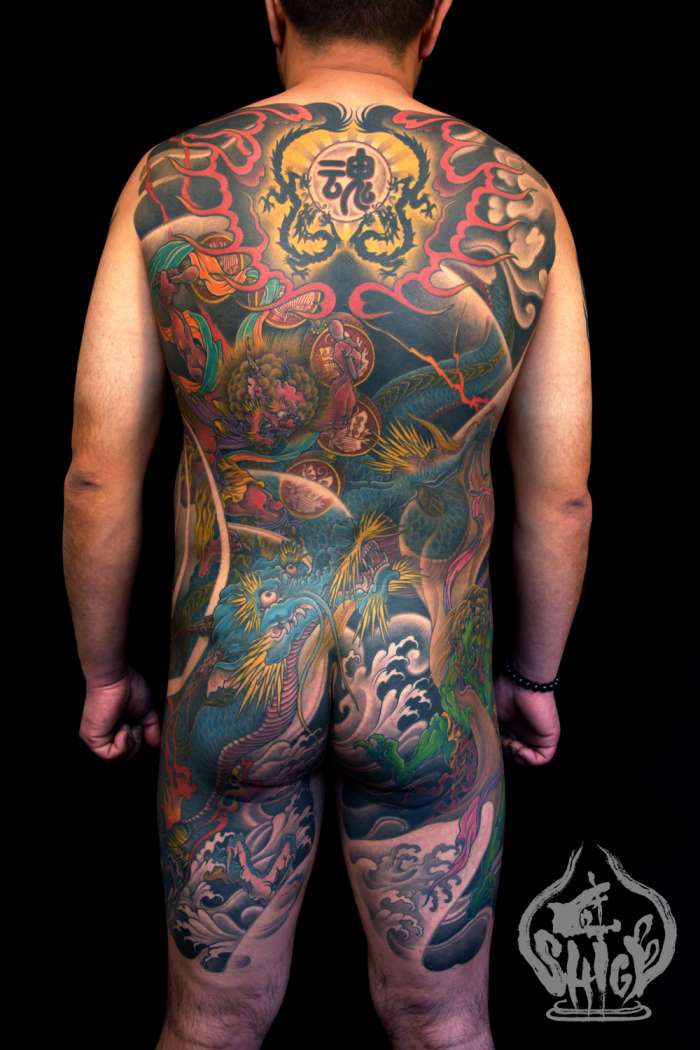 tatouage japonais dragon