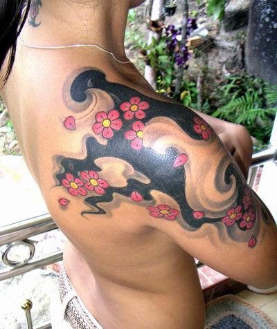 tatouage japonais eau