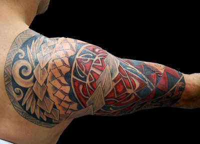 tatouage japonais épaule bras