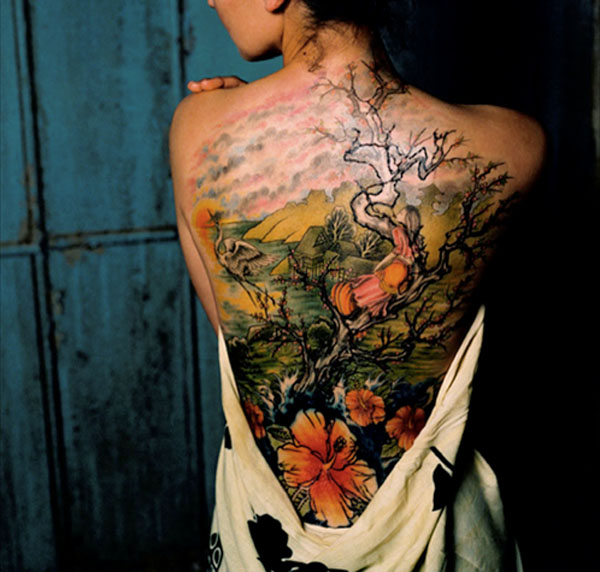 tatouage japonais femme