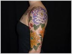 tatouage japonais fleur de pivoine