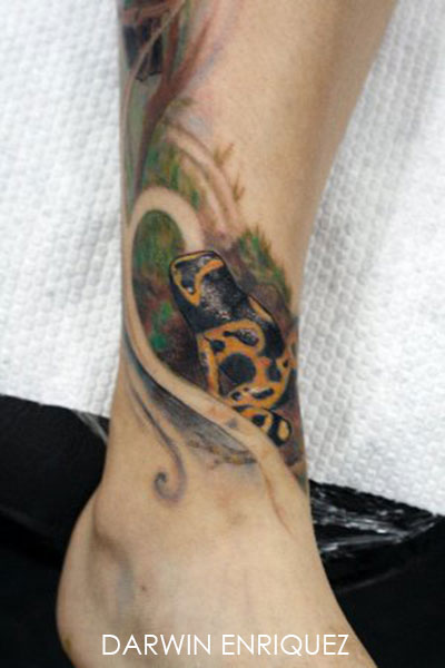 tatouage japonais grenouille