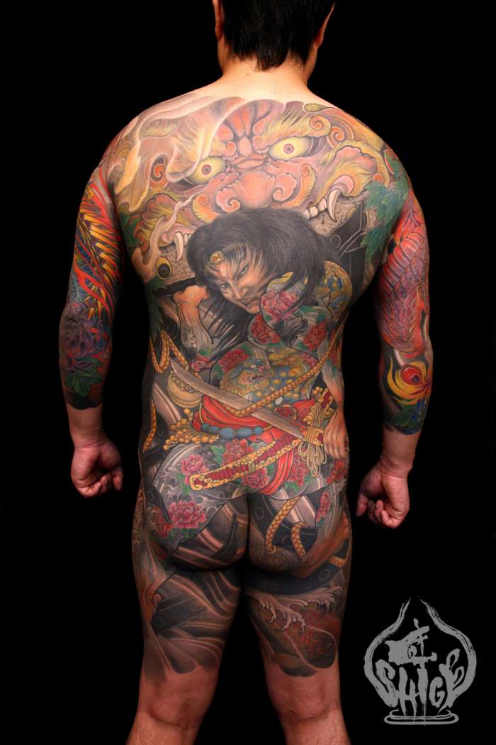 tatouage japonais guerrier