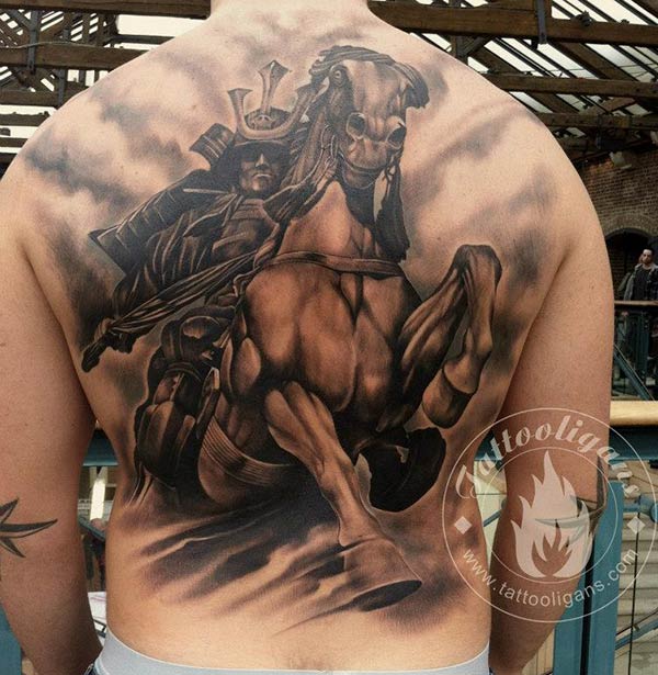 tatouage japonais guerrier