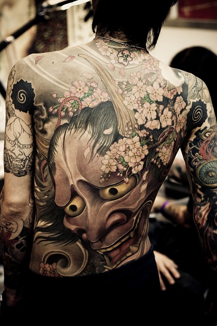 tatouage japonais hannya