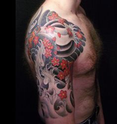 tatouage japonais manche