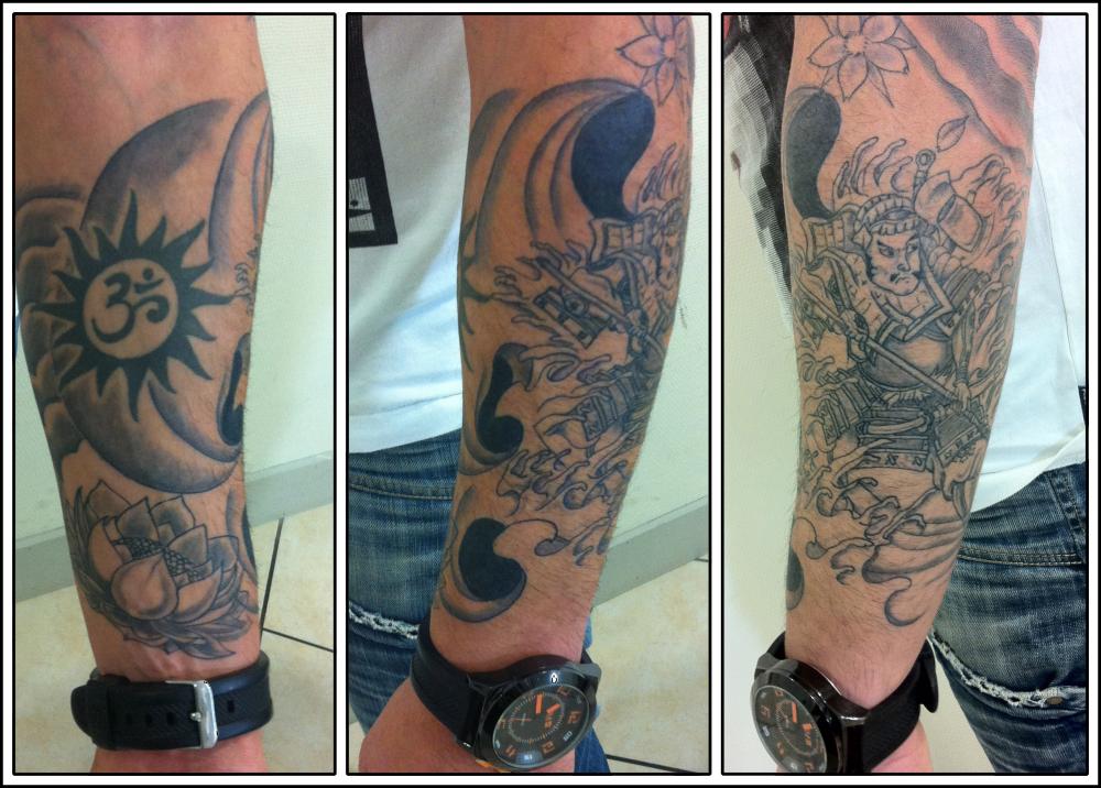tatouage japonais manchette