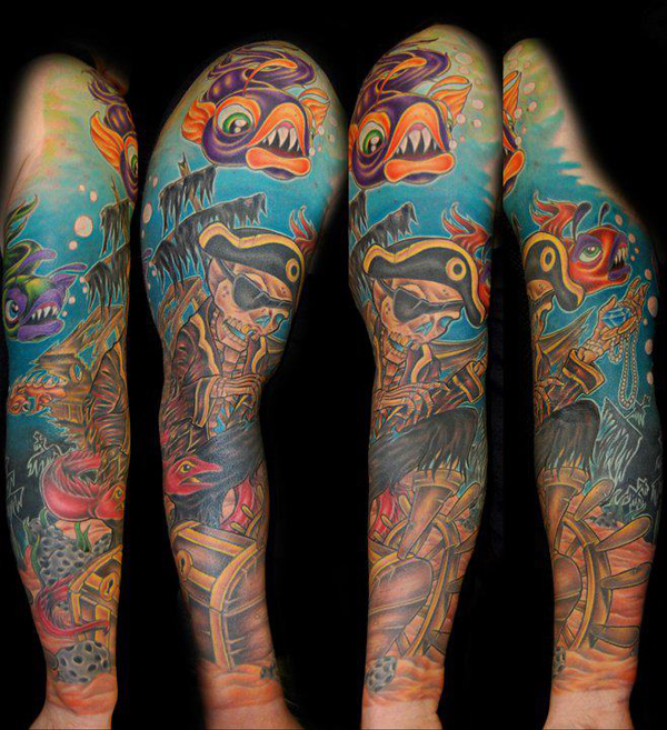 tatouage japonais new school