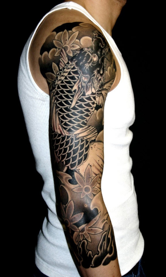 tatouage japonais nuage